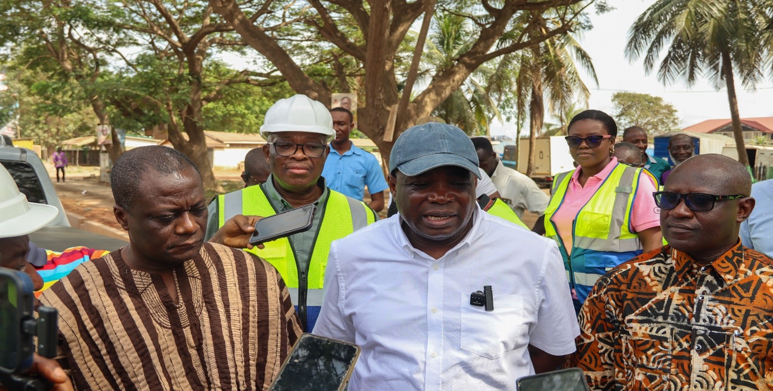 Afienya Breaks Ground on 'Big Push' Road Project as Gov’t Pledges Completion Within 24 Months