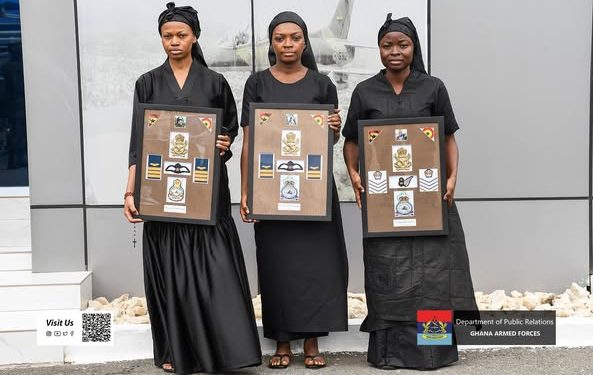 GAF Awards Posthumous Promotions, Presents Insignia to Families of Helicopter Crash Victims