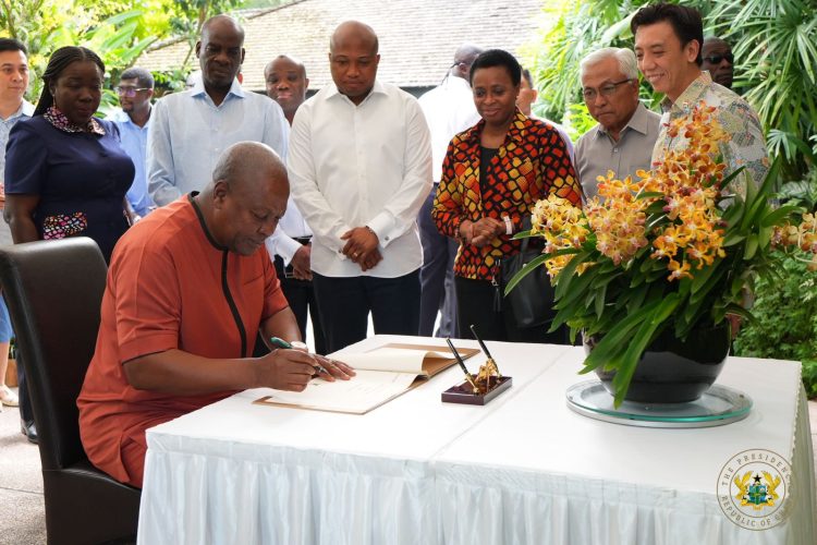 Singapore Honors Mahama With Orchid Named in His Honor