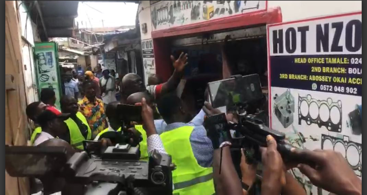 Tensions Flare as Abossey Okai Dealers Move to Enforce Retail Trade Law