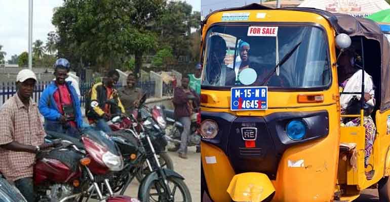 Tricycle, Okada Operators Urge Gov't to Expedite Legalisation Process