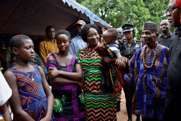Veep adopts survivor and baby of River Oti boat tragedy, donates relief items to families