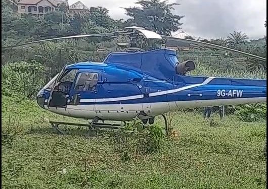 VRA Refutes Ownership of Helicopter in Nkawkaw Emergency Landing